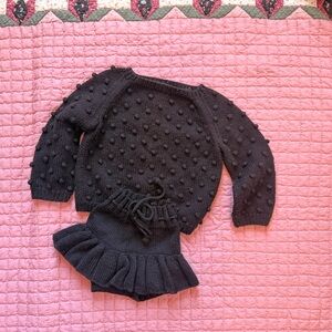 Misha & Puff popcorn Knit Sweater Set